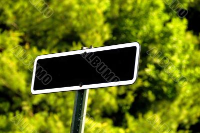 Blank Sign board