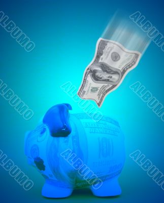 dollar savings concept