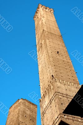 Two towers of Bologna