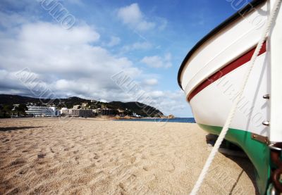 Boat on a beach