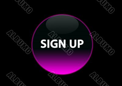 pink neon buttom sign up pink neon buttom sign up