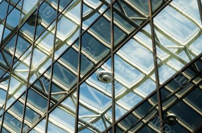 Ceiling of an office