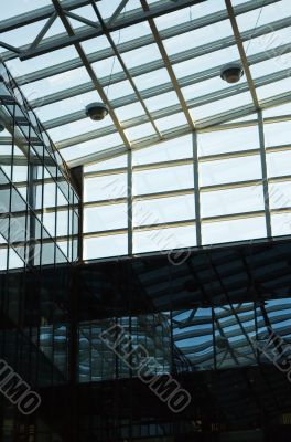 Ceiling of an office