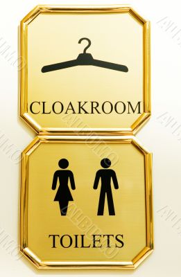 Pointer of a cloakroom