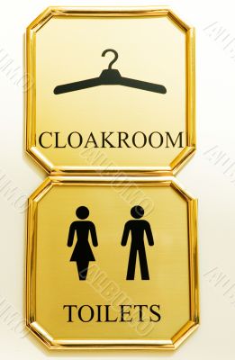 Pointer of a cloakroom Pointer of a cloakroom