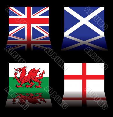 great britain flags