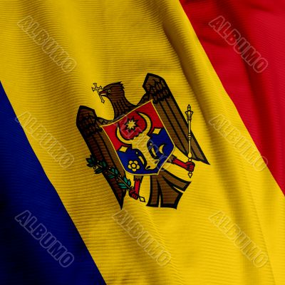 Moldovan Flag Closeup
