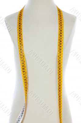 Mannequin with a tape measure