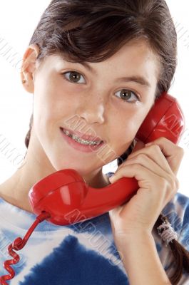 Girl on the phone Girl on the phone