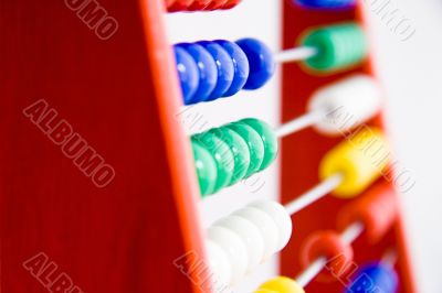 Close-up from a abacus