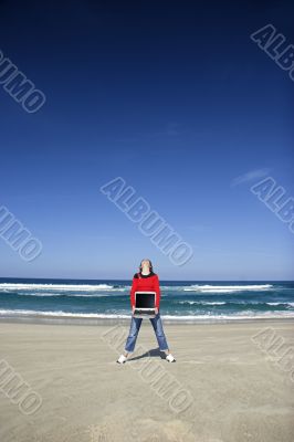 Woman with a Laptop Woman with a Laptop