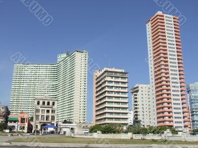 Two of the tallest buildings of Havana