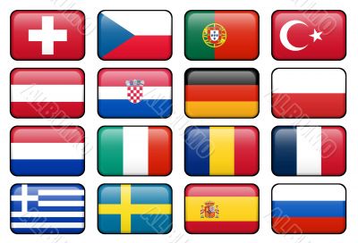 Euro 2008 Flag Buttons