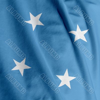 Micronesian Flag Closeup