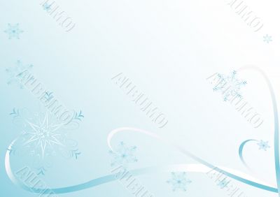 christmas card with snowflakes christmas card with snowflakes
