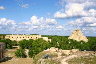 Overview of mayan site