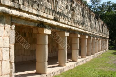 Mayan columns