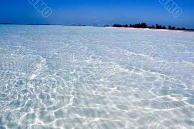 Sand shallow on Caribbean sea - 2