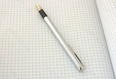 Pen on blank squared paper Pen on blank squared paper