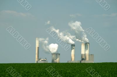 coal-burning power plant