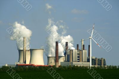 coal-burning power plant