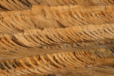 Brown coal open mining Brown coal open mining