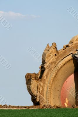Brown coal open mining Brown coal open mining