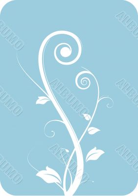 Decorative floral background Decorative floral background
