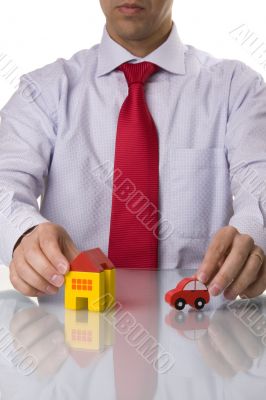 Select the best house and car