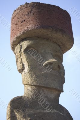 statue at easter island