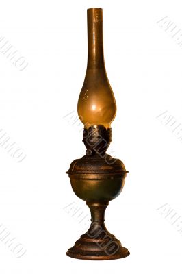 Old kerosene lamp Old kerosene lamp