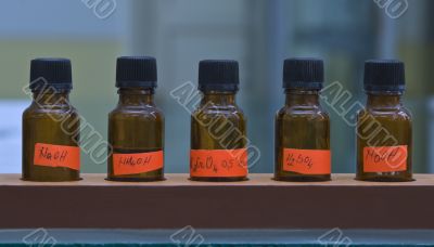 Laboratory bottles