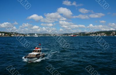 Boat trip on bosphorus of İstanbul