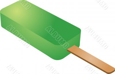 Lime popsicle