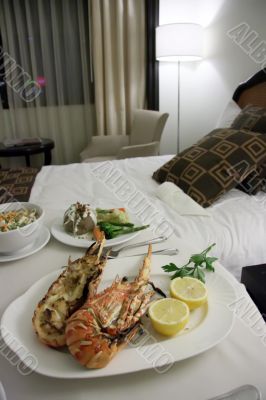 Room service lobster