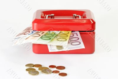 Red cash box Red cash box