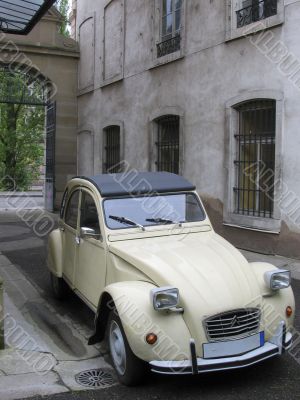 Famous french car Citroen 2CV