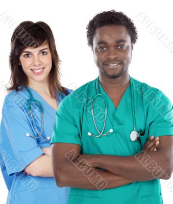 couple of young doctors