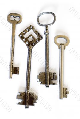 Old fashioned skeleton keys Old fashioned skeleton keys