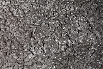 chapped black surface