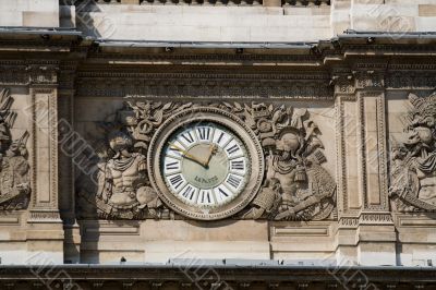 Clock of Louvre Museum Clock of Louvre Museum