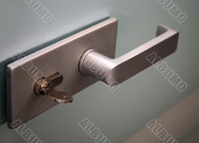 Metal door handle