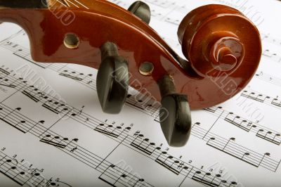 Violin and Sheet Music