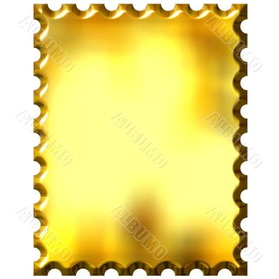 3D Golden Stamp