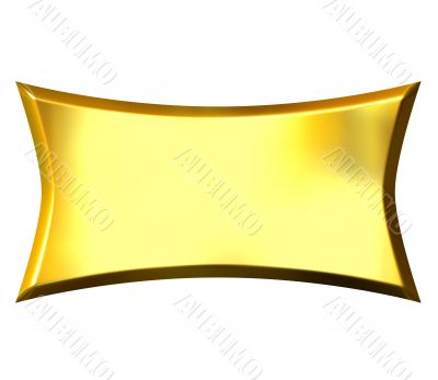 3D Golden Banner