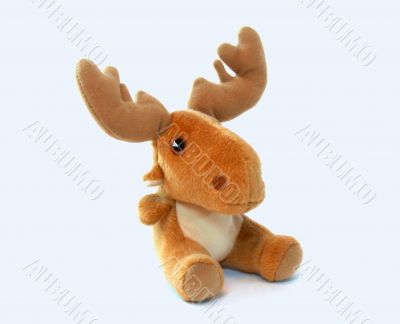 Soft children`s toy - a small deer Soft children`s toy - a small deer