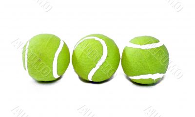 Three tennis balls in a number Three tennis balls in a number