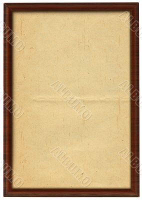 large wooden frame