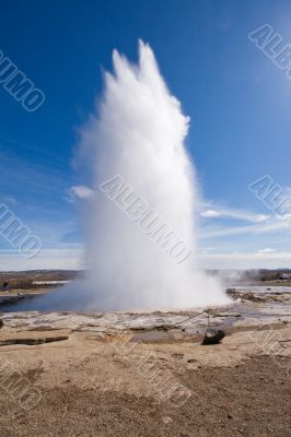 geyser eruption