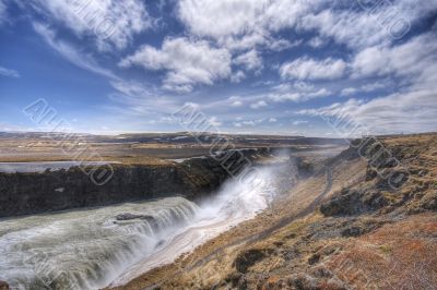 waterfall in iceland